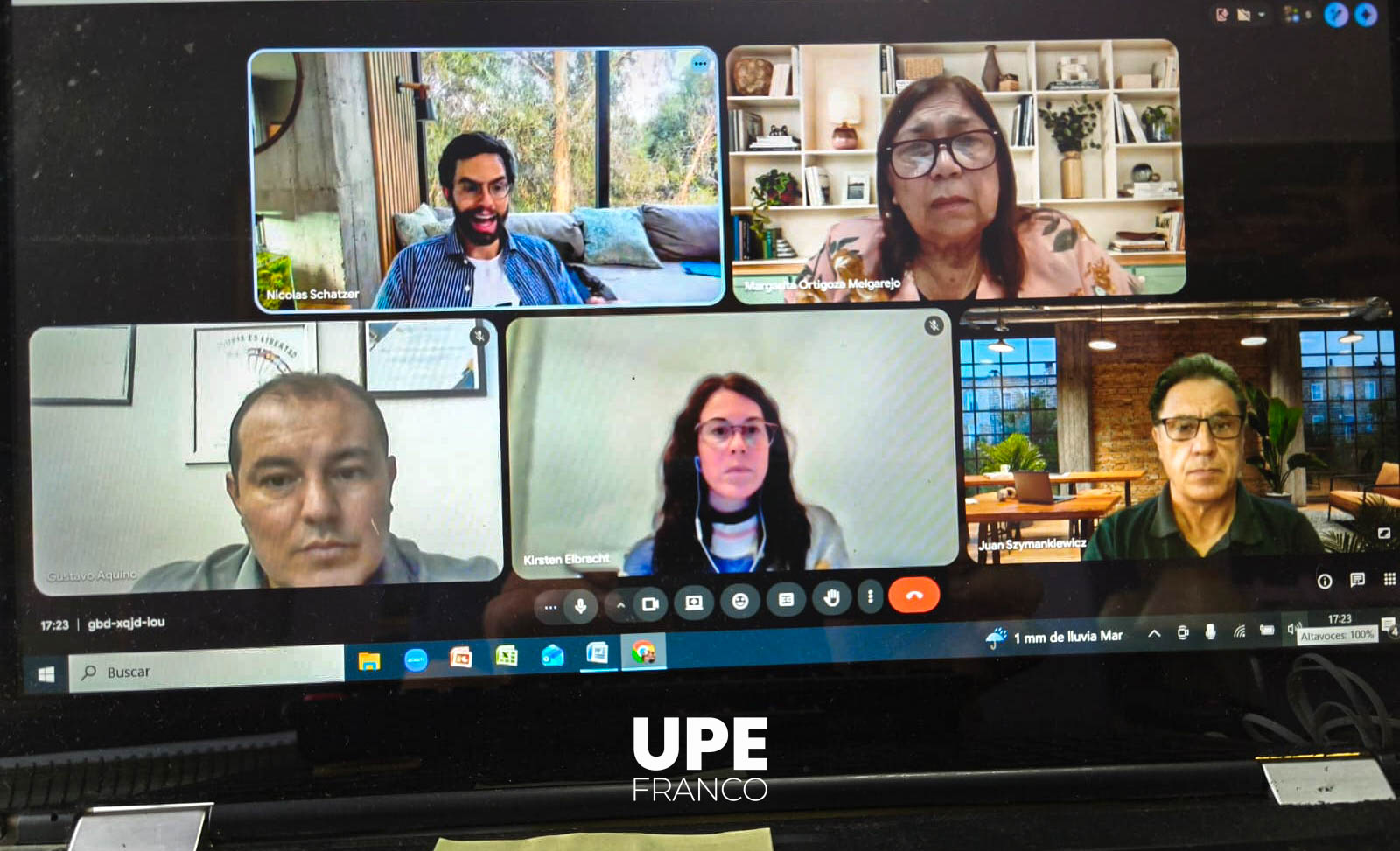 Reunión de Cooperación Internacional: UPE - CARENAPI